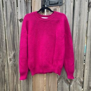 Peruvian Connection fuchsia sweater